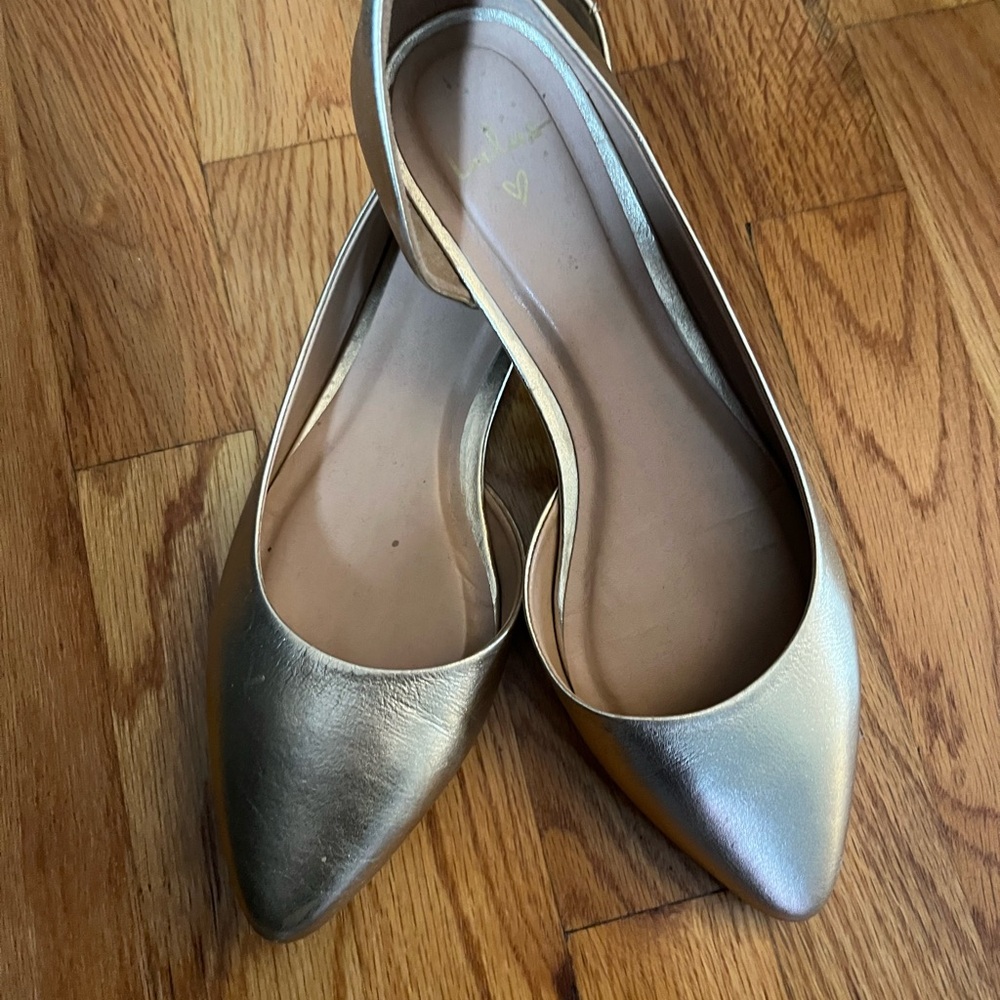 Lulus Metallic Gold Women's Flats